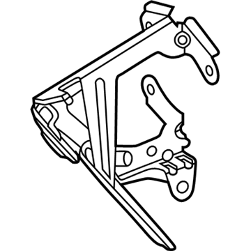 Mercedes-Benz 205-545-24-00 Alarm Horn Bracket