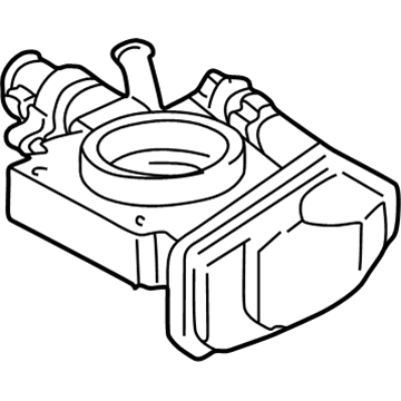 1997 Mercedes-Benz S500 Throttle Body - 119-141-00-25