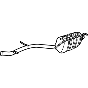 Mercedes-Benz 211-490-49-21 Muffler & Pipe