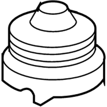 Mercedes-Benz E550 Coil Spring Insulator - 211-325-02-84-64