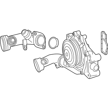 2016 Mercedes-Benz E250 Water Pump - 651-200-77-01-80