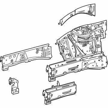 Mercedes-Benz 177-620-10-02 Apron/Rail Assembly