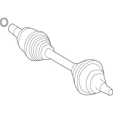 Mercedes-Benz 296-330-35-00 Axle Assembly