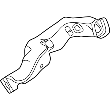 Mercedes-Benz 206-831-05-00 Upper Duct