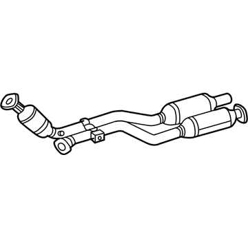 Mercedes-Benz 208-490-28-19-80 Front Pipe