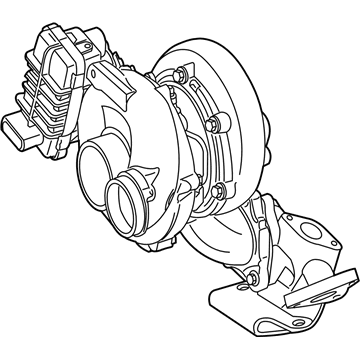 Mercedes-Benz R350 Turbocharger - 642-090-63-80