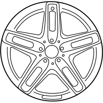 Mercedes-Benz 212-401-03-00-65-7X21 Wheel