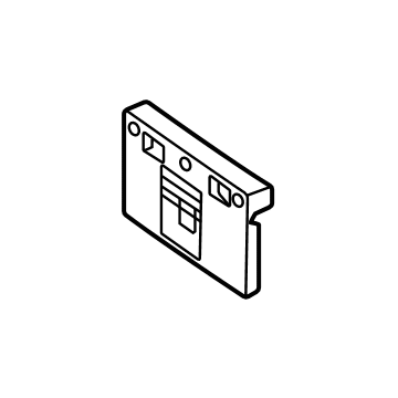 Mercedes-Benz 296-885-87-01 License Bracket