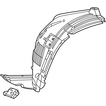 Mercedes-Benz 167-690-11-10 Front Fender Liner