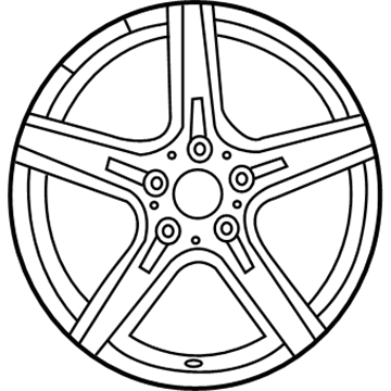 Mercedes-Benz 6-6-03-1482-64 Wheel, Alloy