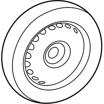 Mercedes-Benz 172-400-58-00 Wheel, Spare