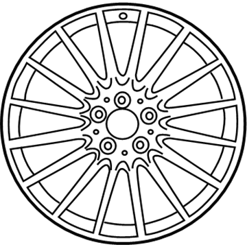 Mercedes-Benz 172-401-04-02-9765 Wheel, Alloy