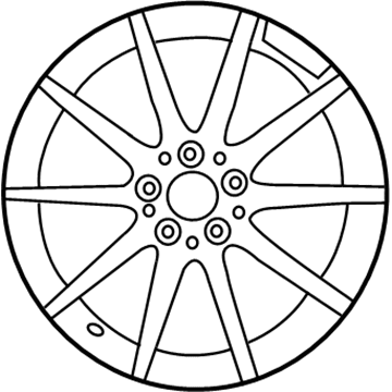 Mercedes-Benz 6-6-03-1108 Wheel, Alloy