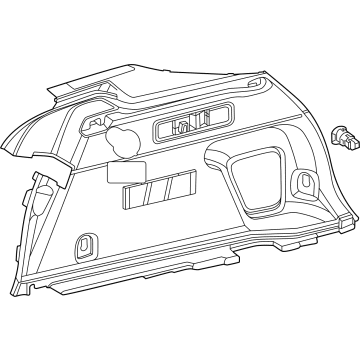 Mercedes-Benz 254-690-39-00-9J36 Side Trim Panel