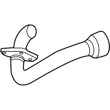 Mercedes-Benz 642-140-24-08-64 Exhaust Pipe