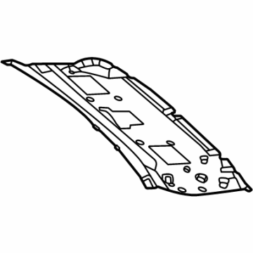 Mercedes-Benz 223-651-04-00 Rear Header