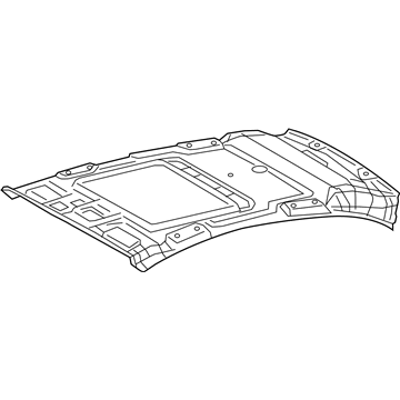 Mercedes-Benz 253-690-70-02-7P58 Headliner