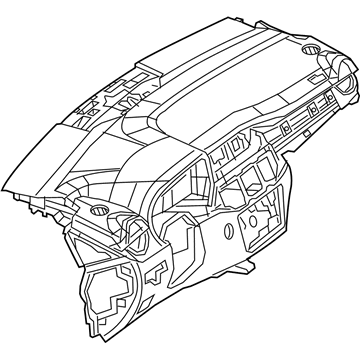 Mercedes-Benz 246-680-76-00-9H68 Instrument Panel