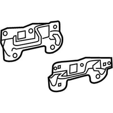 Mercedes-Benz 222-835-01-14 A/C & Heater Assembly Bracket