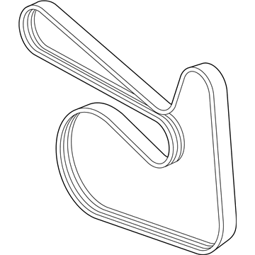 Mercedes-Benz Drive Belt - 003-993-87-96