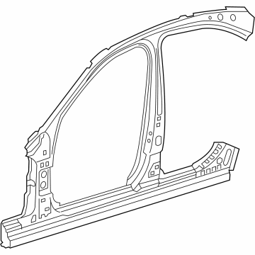 Mercedes-Benz 206-630-95-02 Aperture Reinforcement