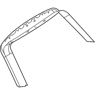 Mercedes-Benz 211-740-04-70-7F85 Upper Trim