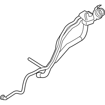 Mercedes-Benz A220 Fuel Filler Hose - 177-470-03-00