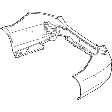 Mercedes-Benz 223-885-65-01-9999 Bumper Cover