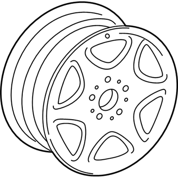 Mercedes-Benz 6-6-47-0526 Wheel, Alloy