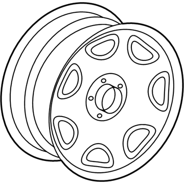 Mercedes-Benz 6-6-47-0521 Wheel, Alloy