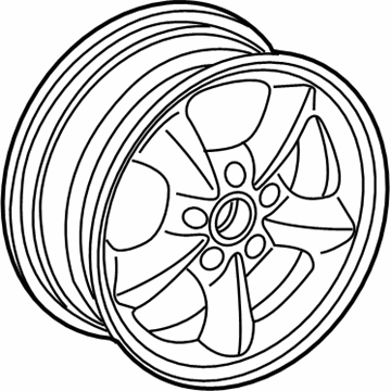 Mercedes-Benz 209-401-05-02-80 Wheel, Alloy