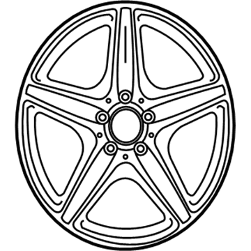 Mercedes-Benz 6-6-03-0085-64 Wheel, Alloy