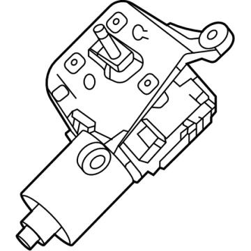 2017 Mercedes-Benz AMG GT Windshield Wiper Motors - 190-820-02-00