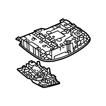 Mercedes-Benz 000-900-04-39-8T92 Map Lamp Assembly