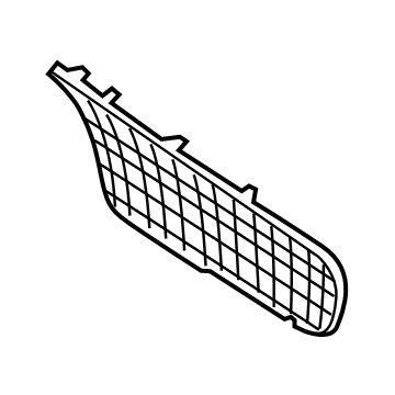 Mercedes-Benz 253-888-01-01 Grille Cover