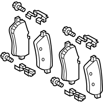 Mercedes-Benz 000-420-31-04 Brake Pads