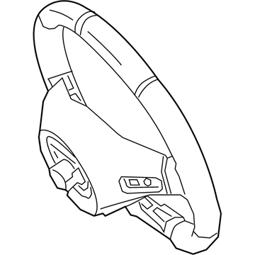 Mercedes-Benz 000-460-84-13-8R01 Steering Wheel