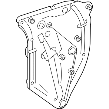 2011 Mercedes-Benz E350 Window Regulator - 207-670-20-03