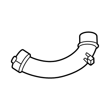 Mercedes-Benz 254-098-08-00 CHARGED AIR LINE