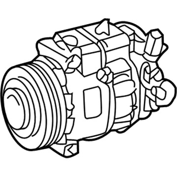 Mercedes-Benz SL550 A/C Compressor - 001-230-62-11-80