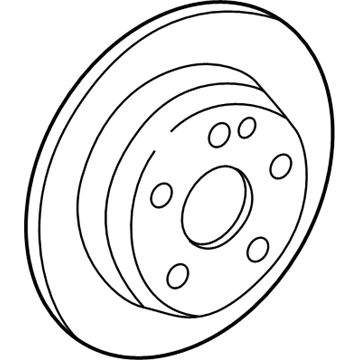 2002 Mercedes-Benz CLK430 Brake Disc - 210-423-10-12-90