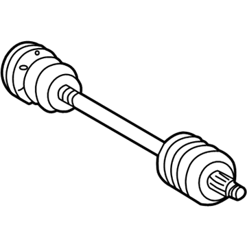 Mercedes-Benz 220-350-63-10 Axle Assembly