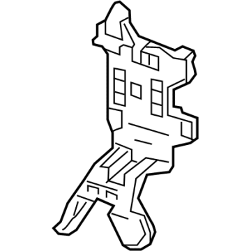 Mercedes-Benz 213-545-11-40 Control Module Bracket