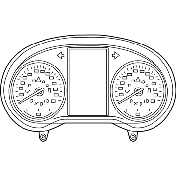 Mercedes-Benz 205-900-77-36-80 Instrument Cluster