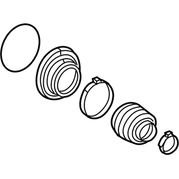2019 Mercedes-Benz S450 CV Joint Boot - 000-357-08-00