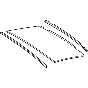 Mercedes-Benz 164-650-03-09-9775 Roof Panel