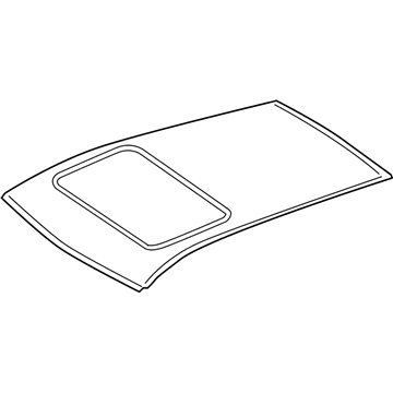 Mercedes-Benz 164-650-05-02 Roof Panel