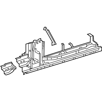 Mercedes-Benz 447-610-92-01 LONGITUDINAL MEMBER