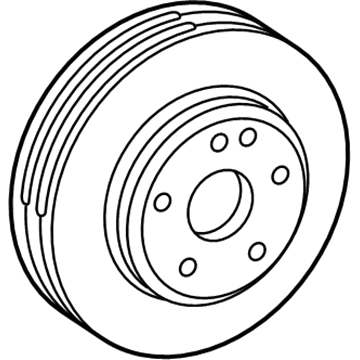 2000 Mercedes-Benz E55 AMG Brake Disc - 210-421-18-12