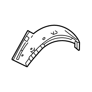 Mercedes-Benz 290-630-74-00 Outer Wheelhouse